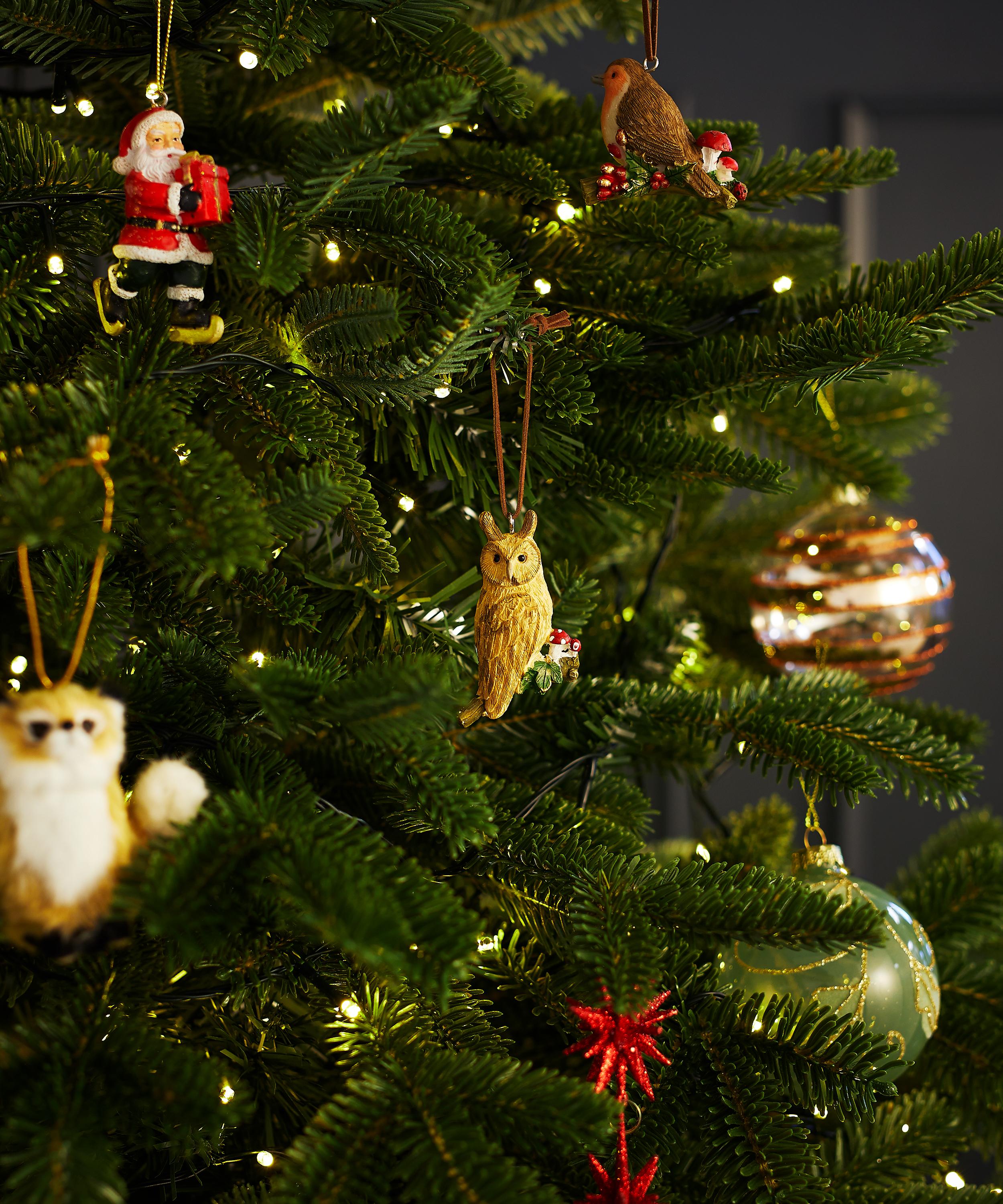 Christmas - Owl on Twig Ornament image number 1