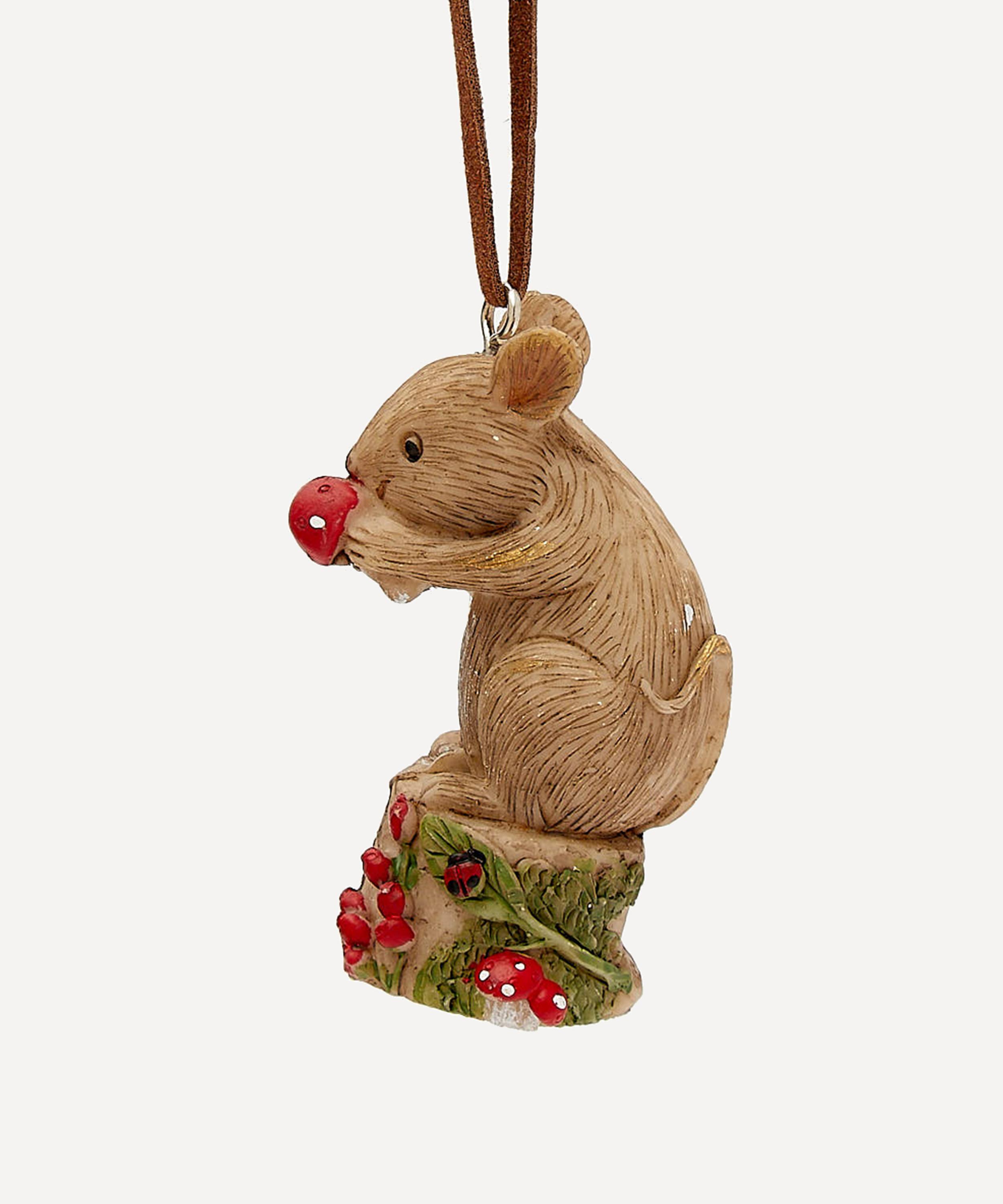 Christmas - Mouse on Twig Ornament image number 0