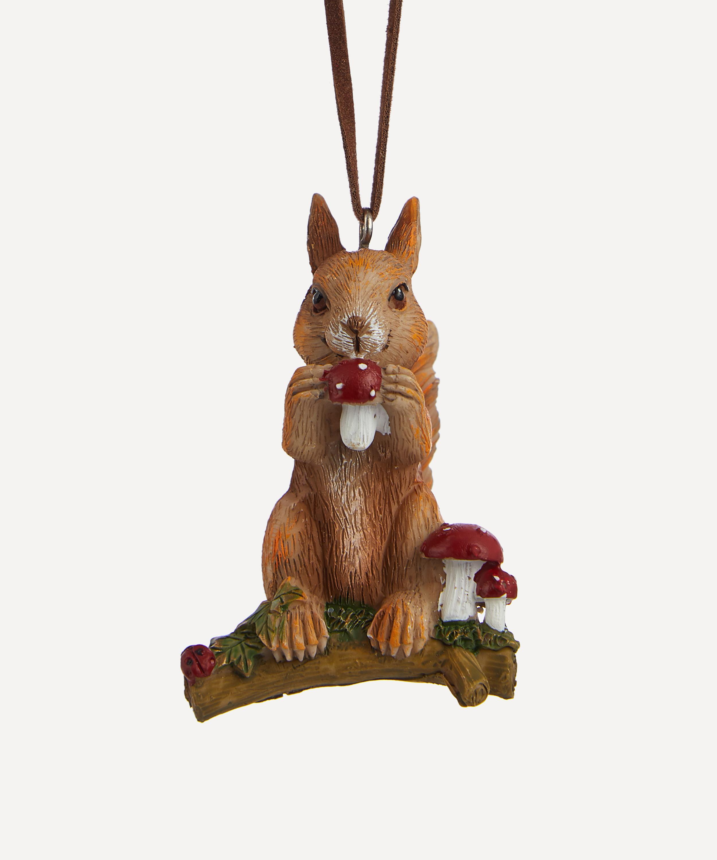 Christmas - Squirrel on Twig Ornament image number 0