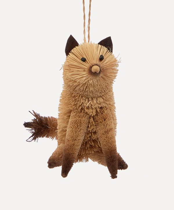 Christmas - Bristle Cat Ornament image number null