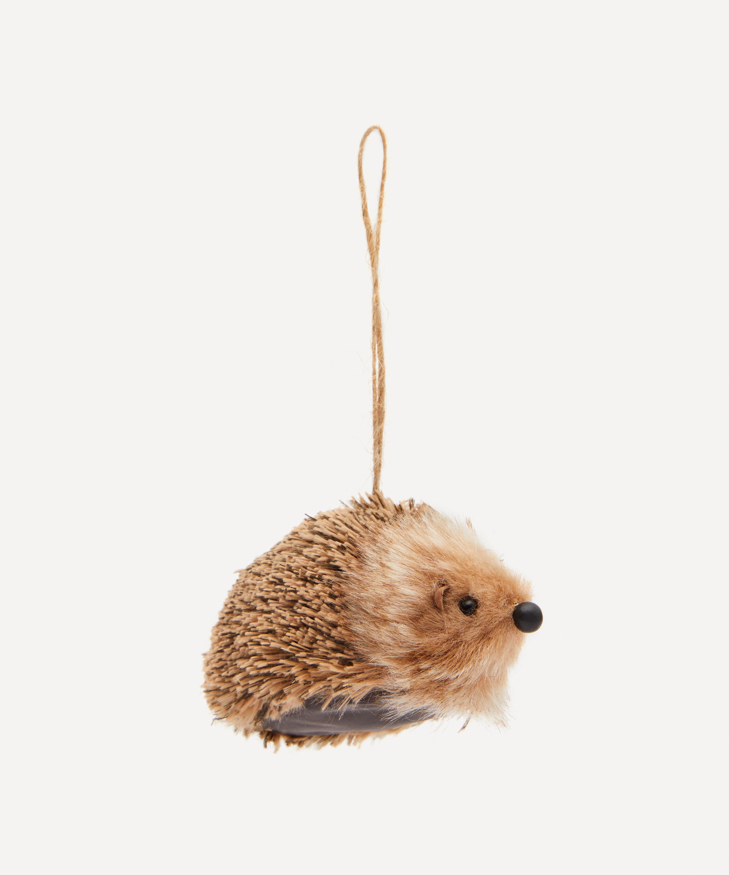 Christmas - Faux Fur Hedgehog Ornament image number 0