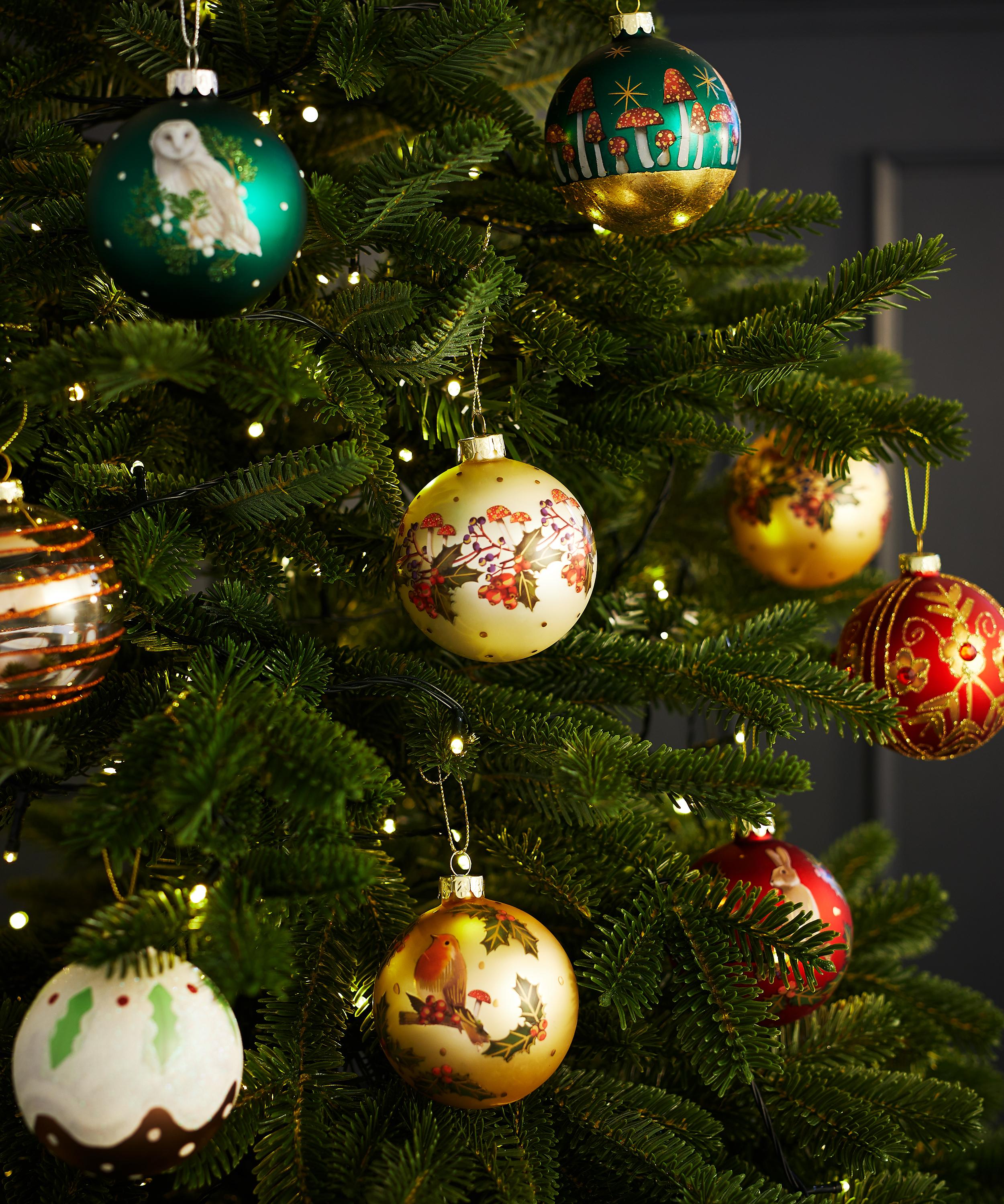Christmas - Glass Toadstool Bauble image number 1
