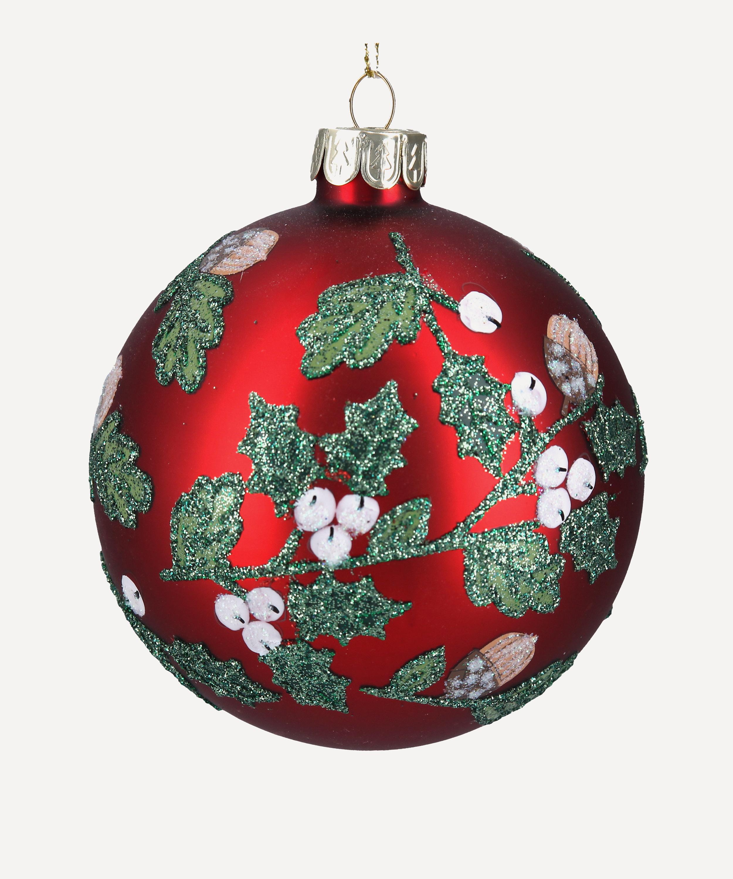 Christmas - White Berries Bauble image number 0