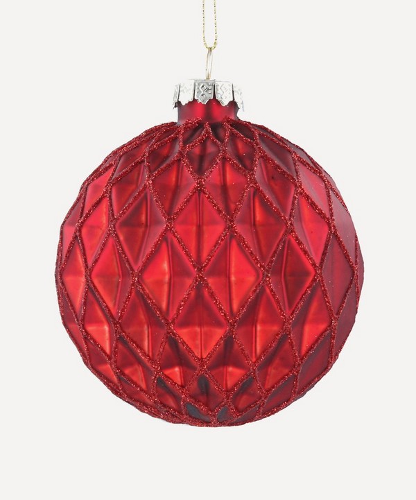 Christmas - Glass Harlequin Bauble image number null