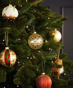 Christmas - Glitter Grid Bauble image number 1