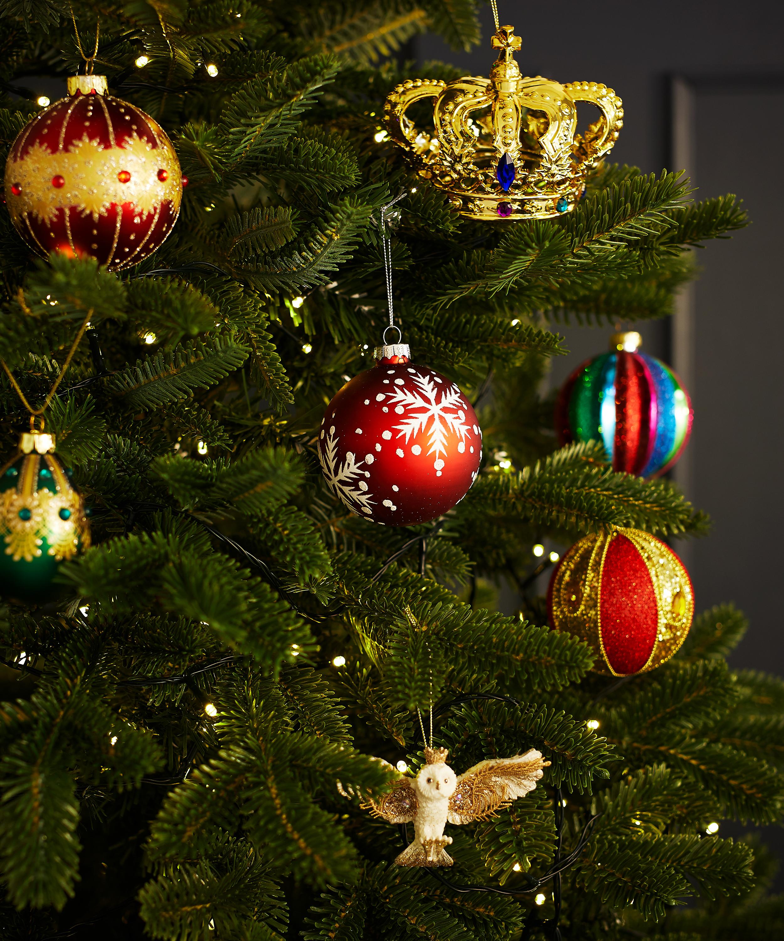 Christmas - Glass Snowflake Bauble image number 1