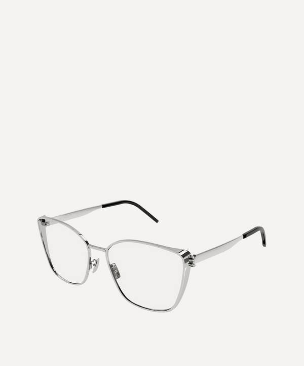 Saint Laurent - Cat-Eye Metal Optical Glasses image number 0