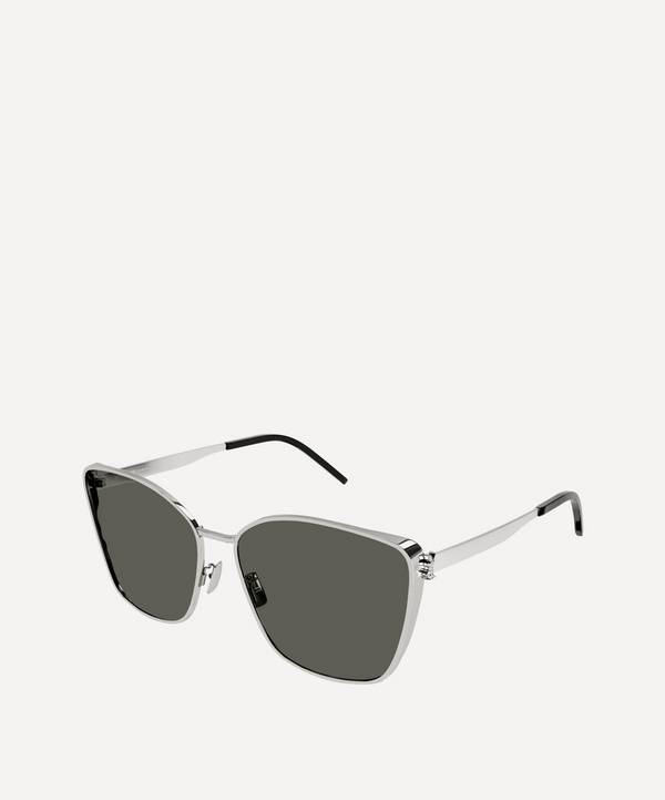 Saint Laurent - Cat-Eye Metal Sunglasses