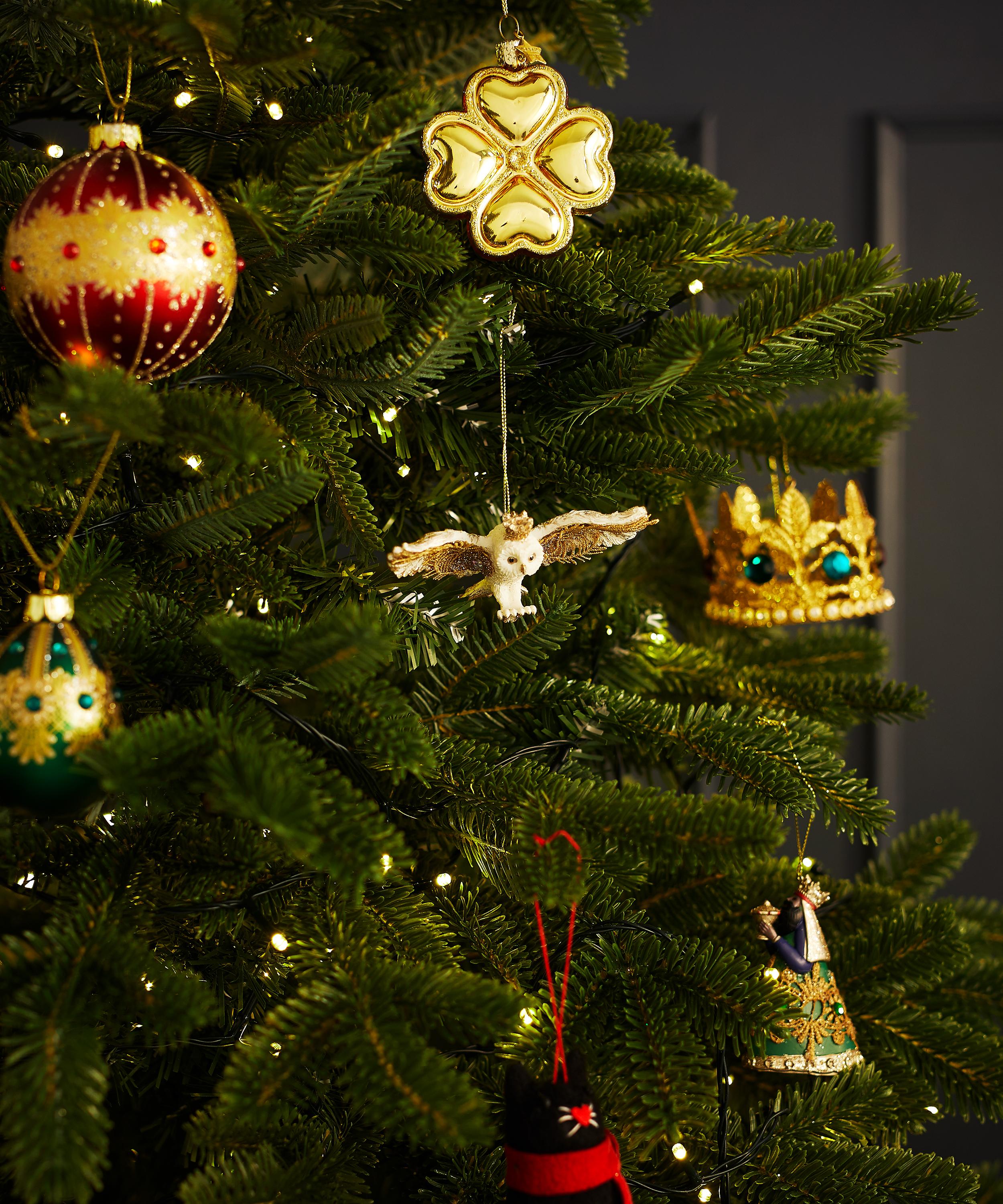 Christmas - Diamanté Owl Ornament image number 1