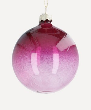 Christmas - Glass Two-Tone Bauble image number 0