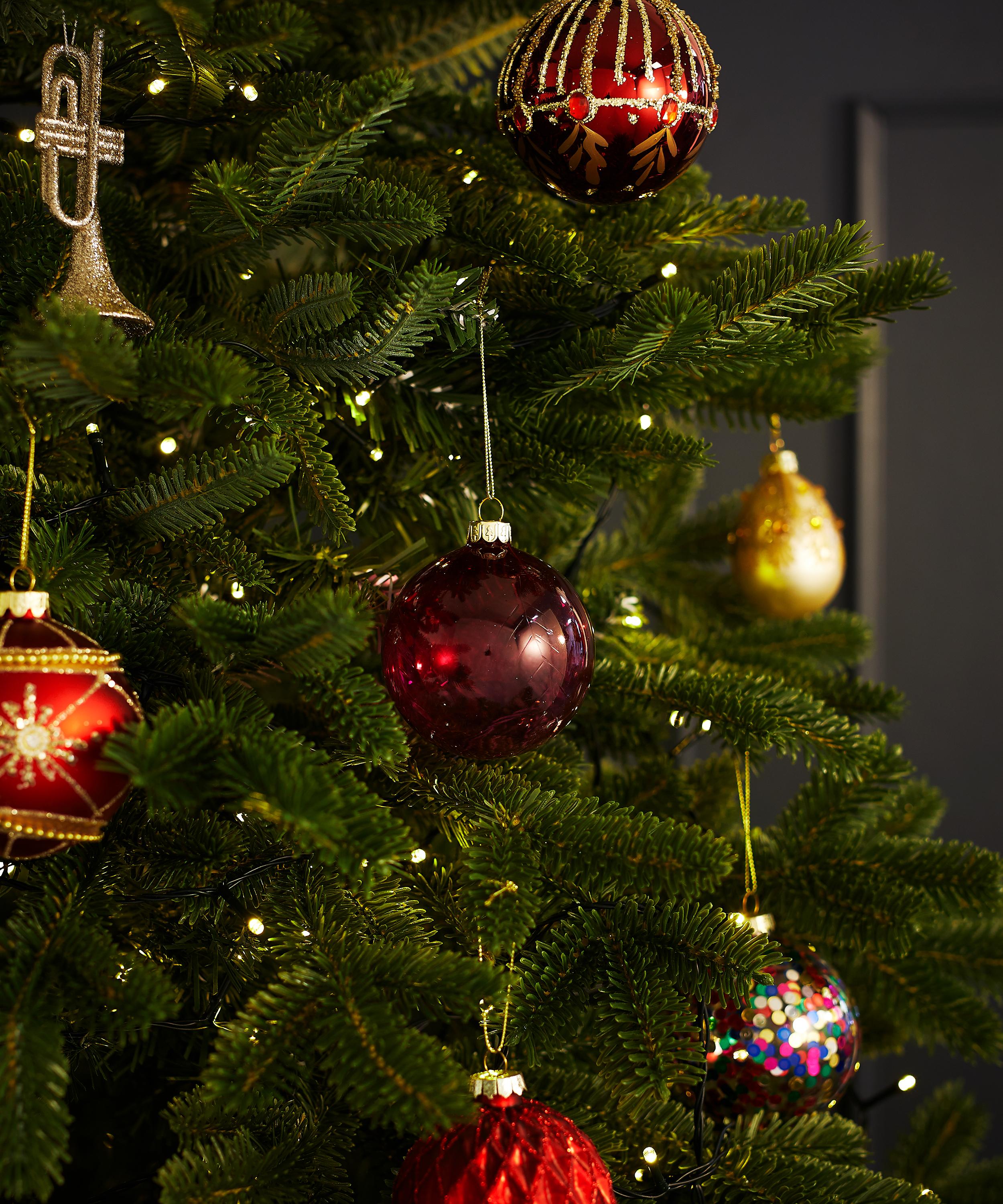 Christmas - Glass Two-Tone Bauble image number 1