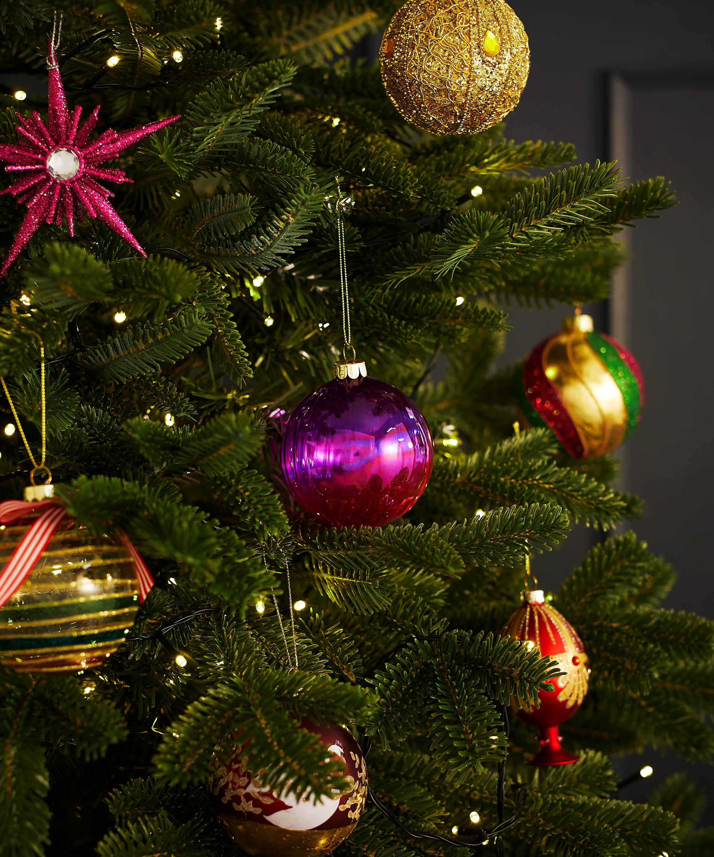 Christmas - Glass Two-Tone Bauble image number 1