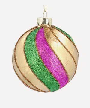 Christmas - Glass Spiral Bauble image number 0