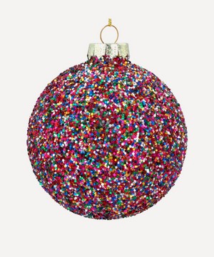 Christmas - Glass Glitter Bauble image number 0