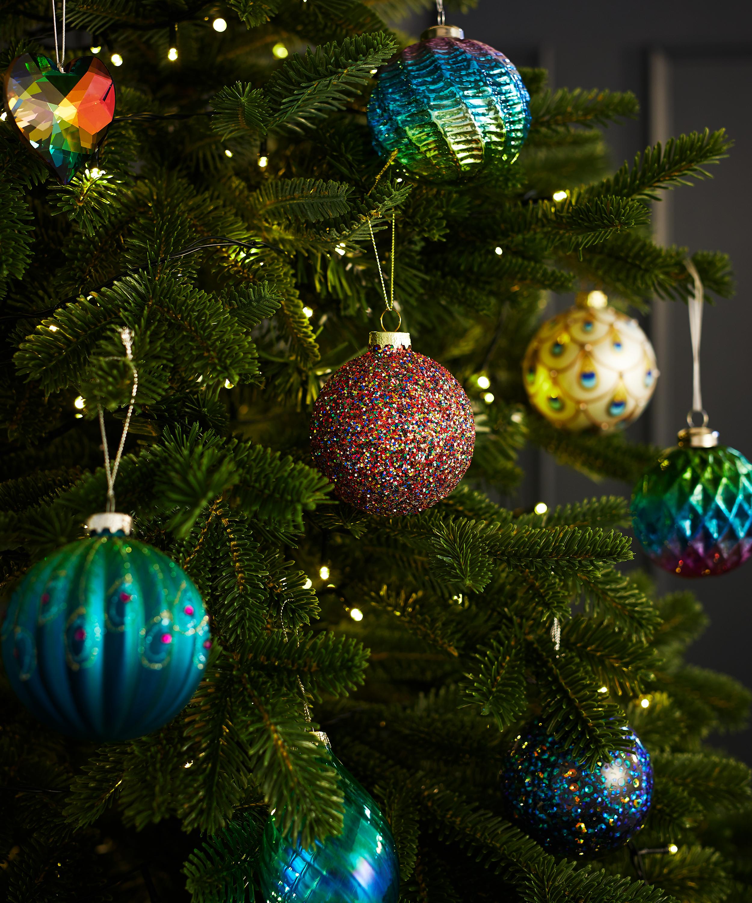 Christmas - Glass Glitter Bauble image number 1