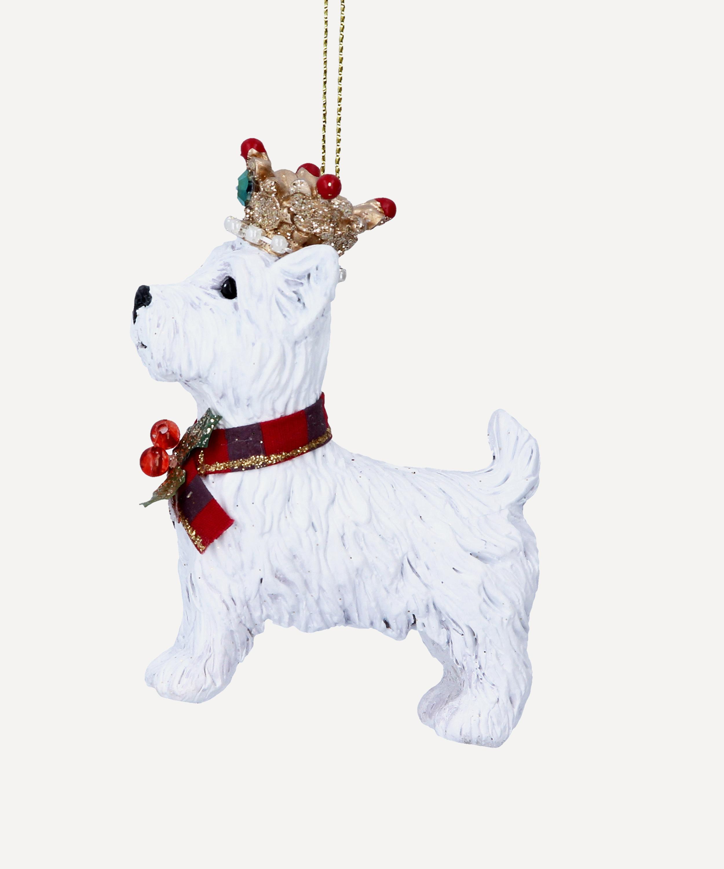 Christmas - Crowned Highland Terrier Decoration image number 0