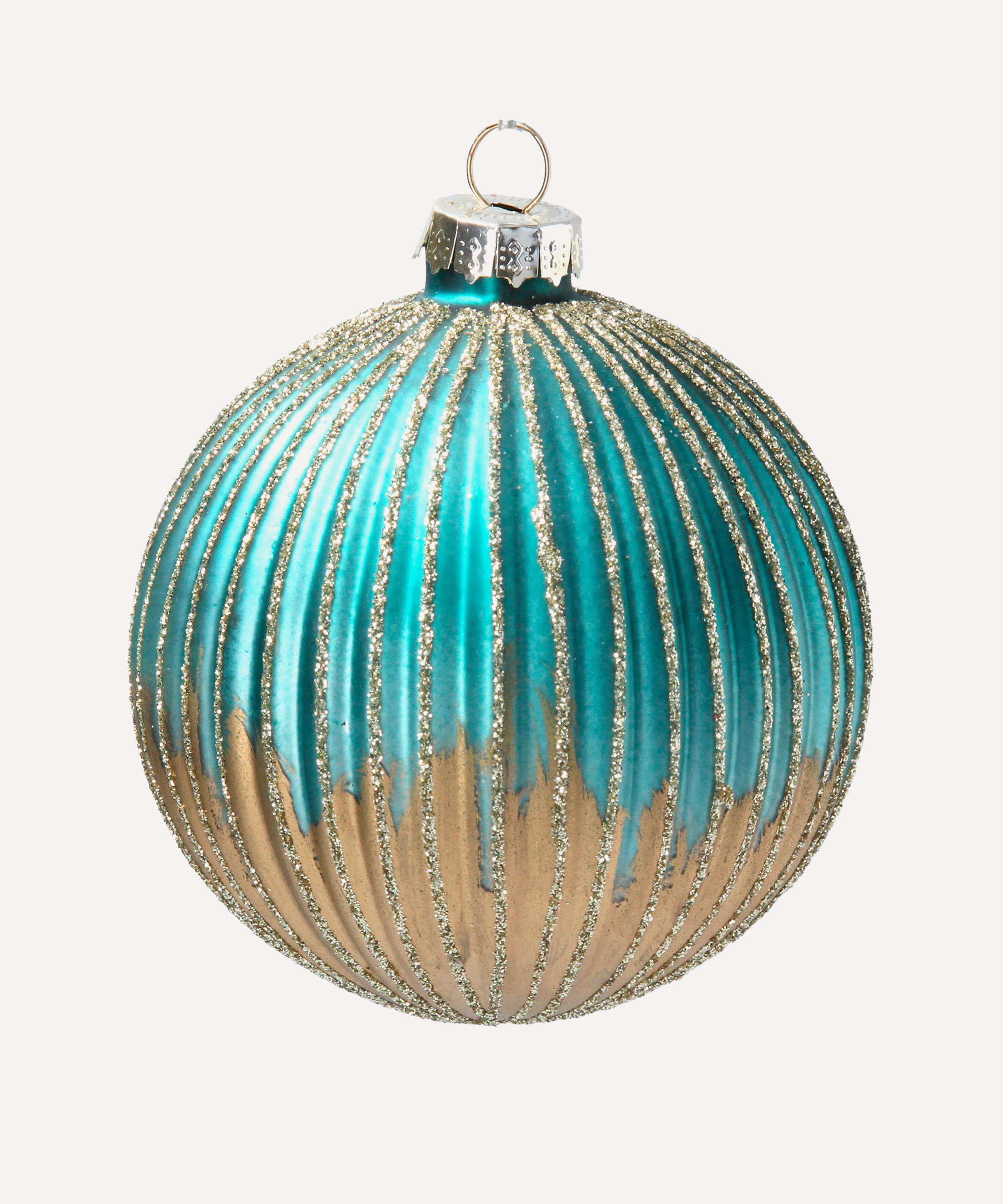 Christmas - Glass Two-Tone Bauble image number 0