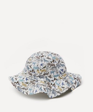 Liberty - Quey 2 Sprinkle Tana Lawn™ Cotton Sun Hat 6-18 Months image number 0