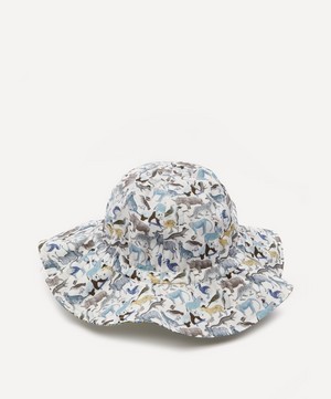 Liberty - Quey 2 Sprinkle Tana Lawn™ Cotton Sun Hat 6-18 Months image number 1