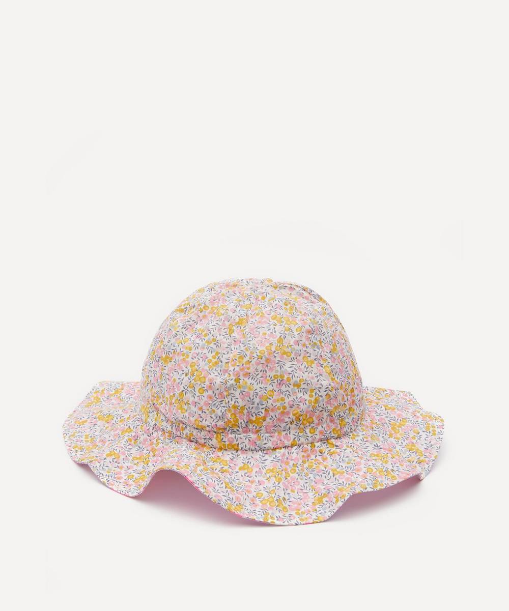Liberty - Wiltshire Bud & Neon Betsy Tana Lawn™ Cotton Sun Hat 6-18 Months