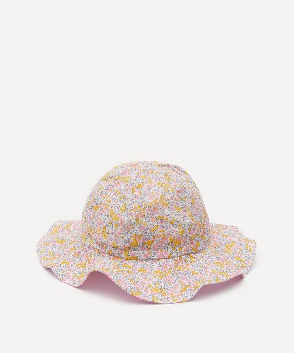 Liberty - Wiltshire Bud & Neon Betsy Tana Lawn™ Cotton Sun Hat 6-18 Months image number 0