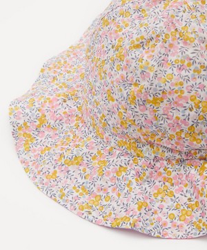 Liberty - Wiltshire Bud & Neon Betsy Tana Lawn™ Cotton Sun Hat 6-18 Months image number 2