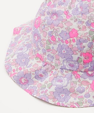 Liberty - Neon Betsy & Feather Fields Tana Lawn™ Cotton Sun Hat 6-18 Months image number 2