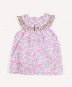 Liberty - Neon Betsy & Feather Fields Tana Lawn™ Cotton Yoke Dress 3-24 Months image number 1