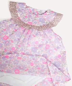 Liberty - Neon Betsy & Feather Fields Tana Lawn™ Cotton Yoke Dress 3-24 Months image number 2