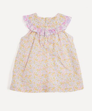 Liberty - Wiltshire Bud & Neon Betsy Tana Lawn™ Cotton Yoke Dress 3-24 Months image number 1