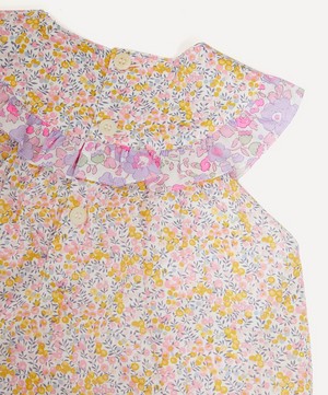 Liberty - Wiltshire Bud & Neon Betsy Tana Lawn™ Cotton Yoke Dress 3-24 Months image number 3