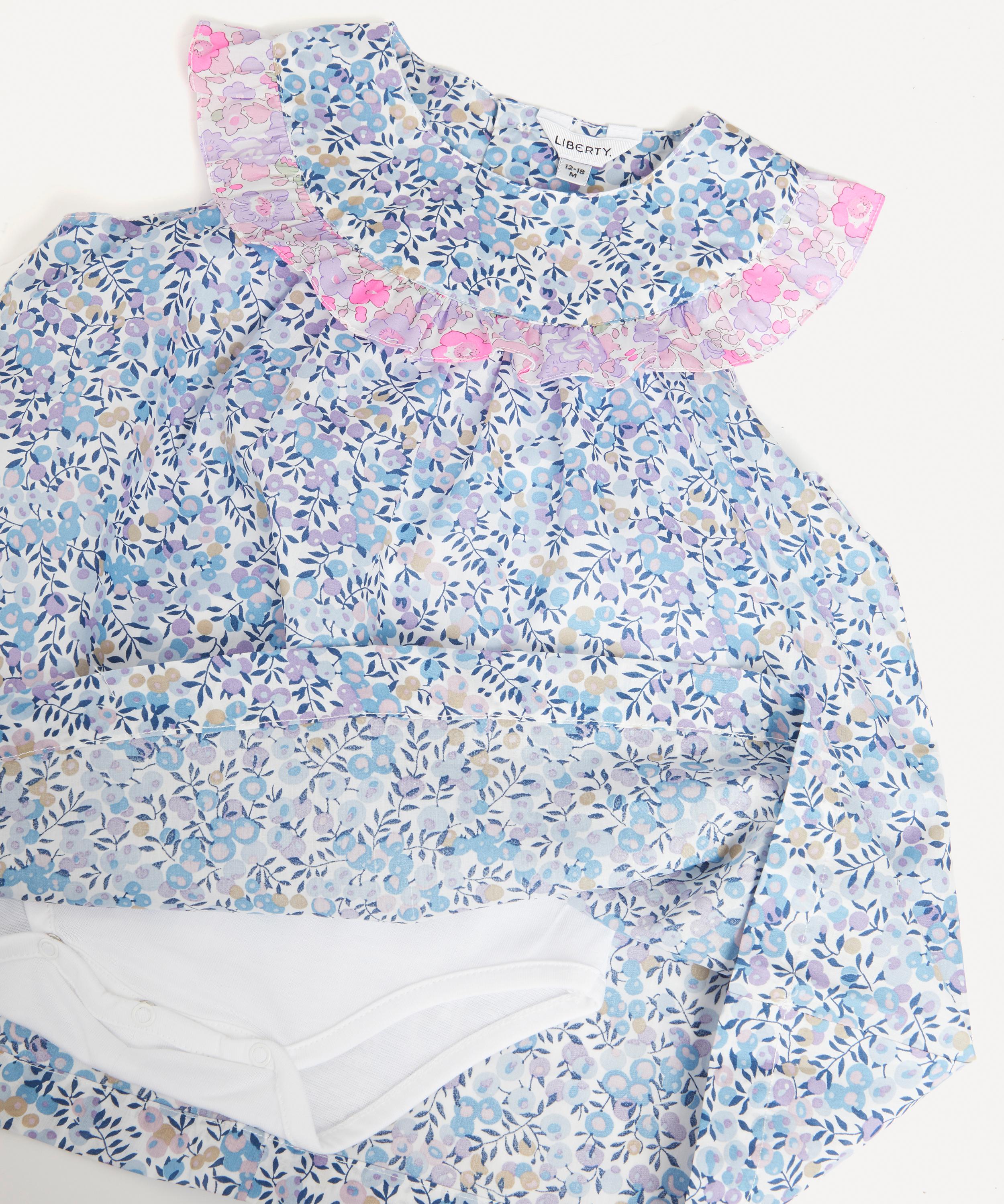 Liberty - Wiltshire & Neon Betsy Tana Lawn™ Cotton Yoke Dress 3-24 Months image number 2