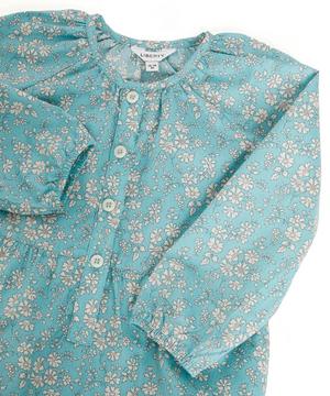 Liberty - Capel Tana Lawn™ Cotton Button-Up Romper 3-24 Months image number 2