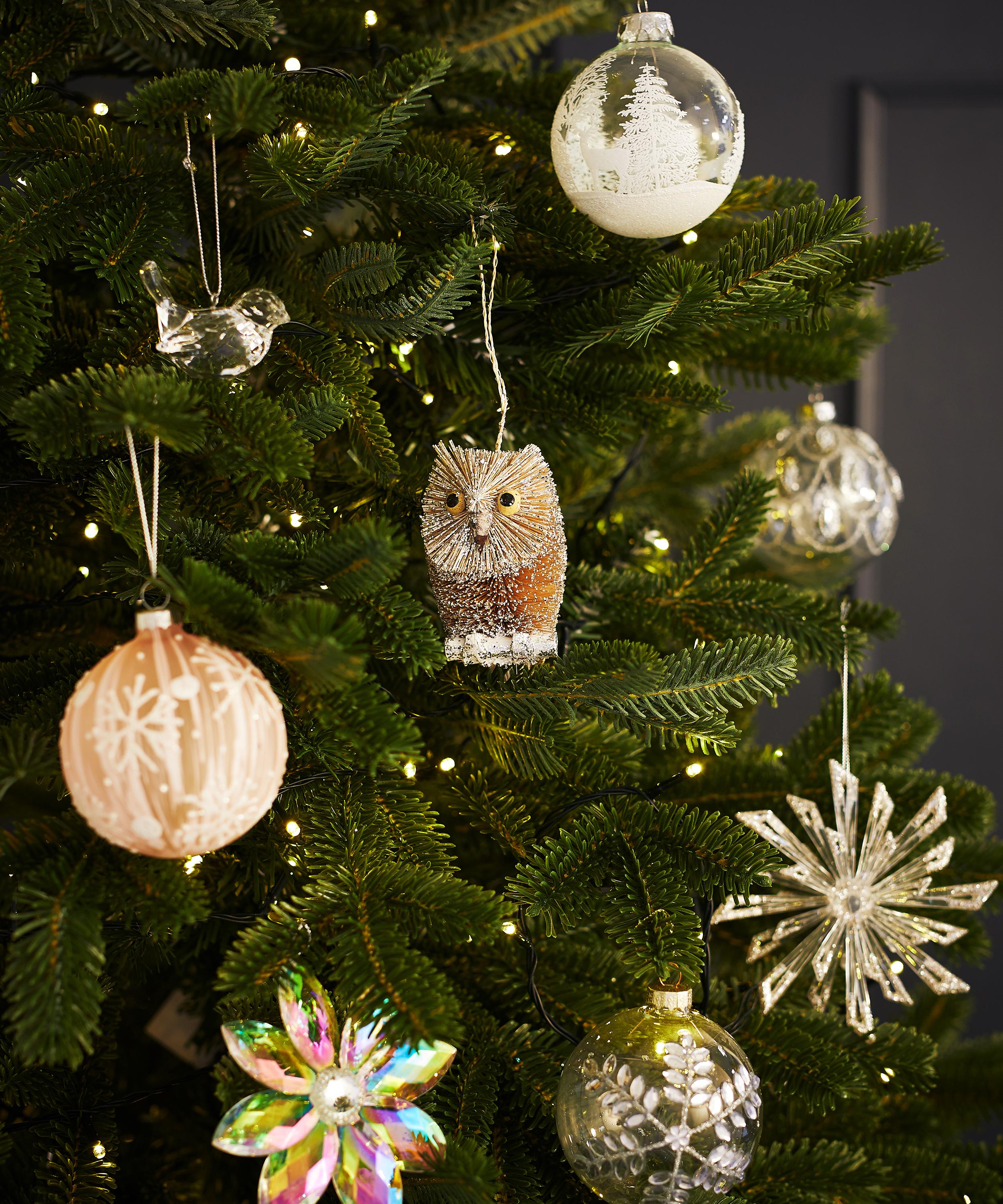 Christmas - Owl Bristle Decoration image number 1