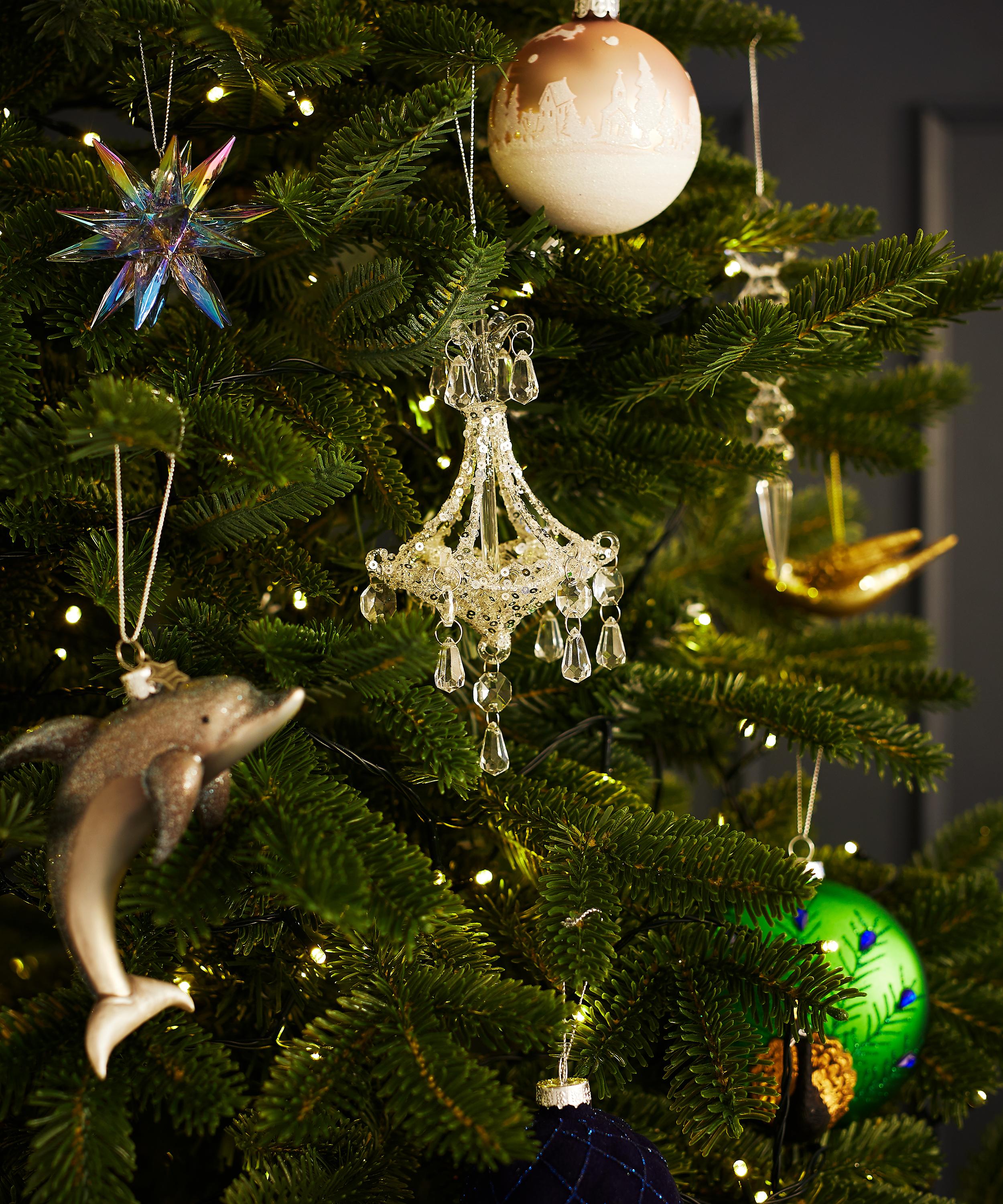 Christmas - Glass Chandelier Ornament image number 1