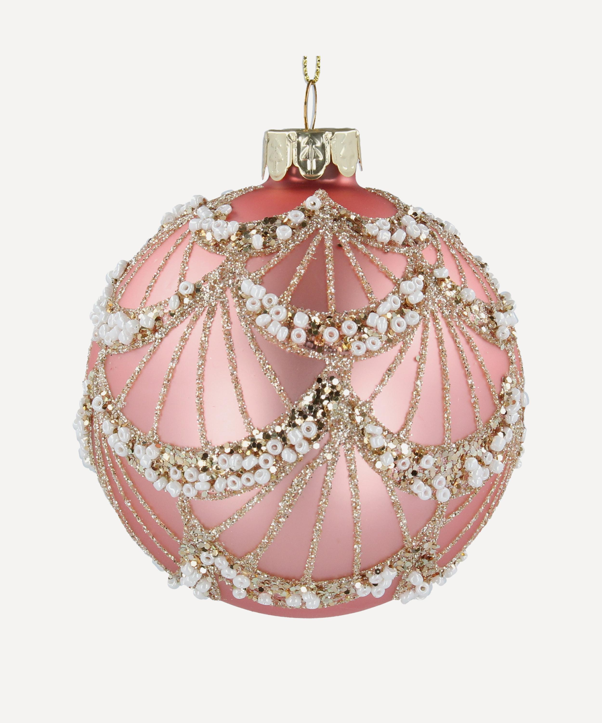 Christmas - Glass Beaded Bauble image number 0
