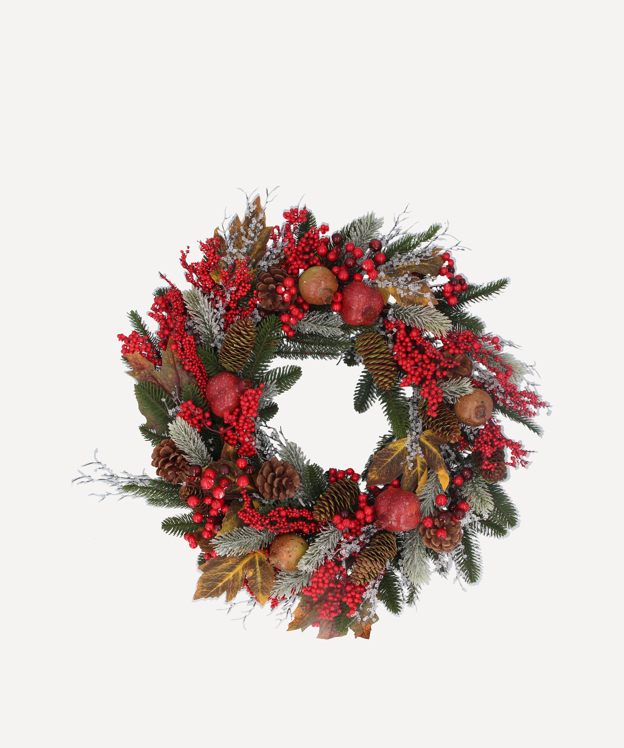 Christmas - Pine and Red Berry Wreath image number 0