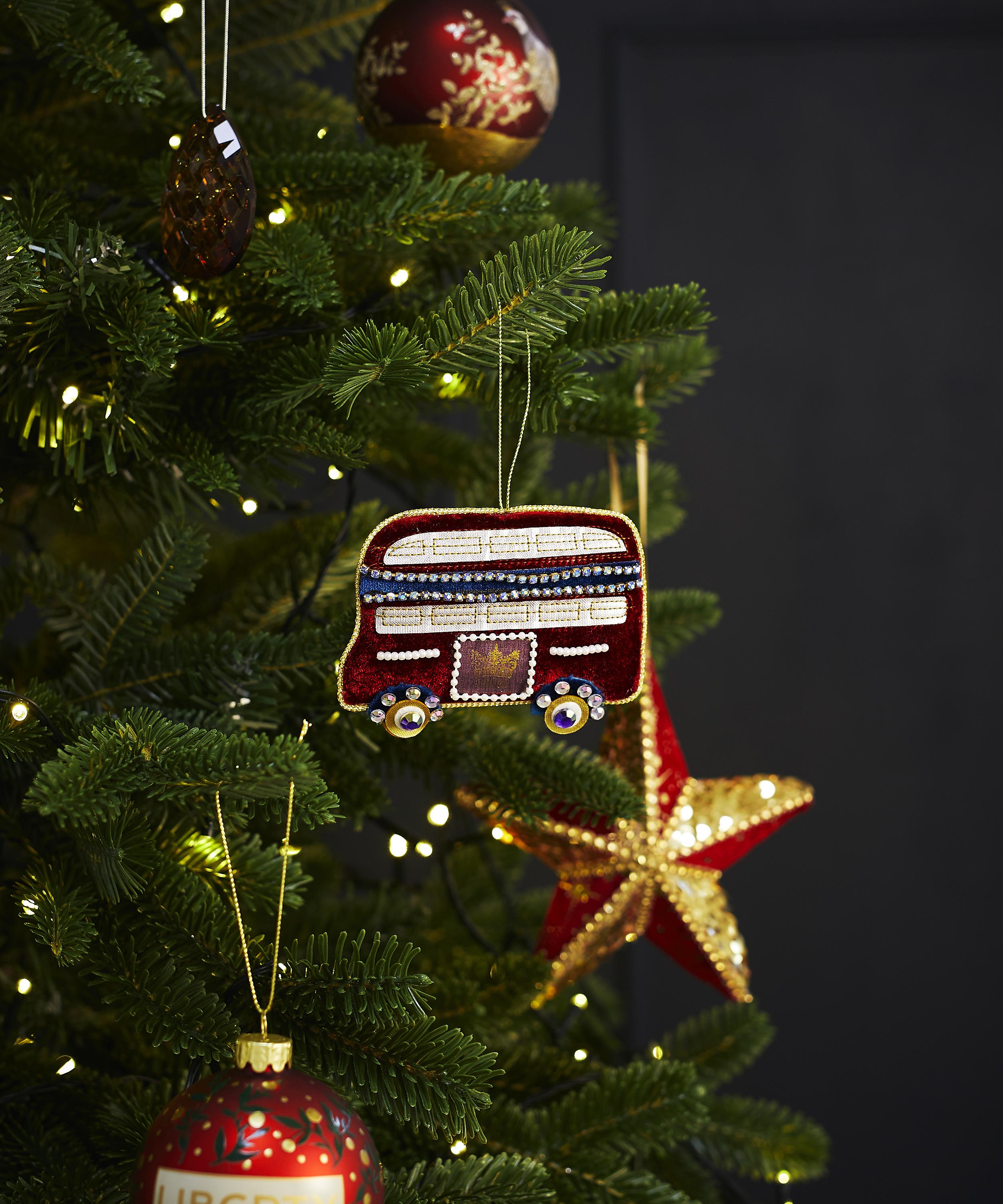 Christmas - London Padded Bus Decoration image number 1