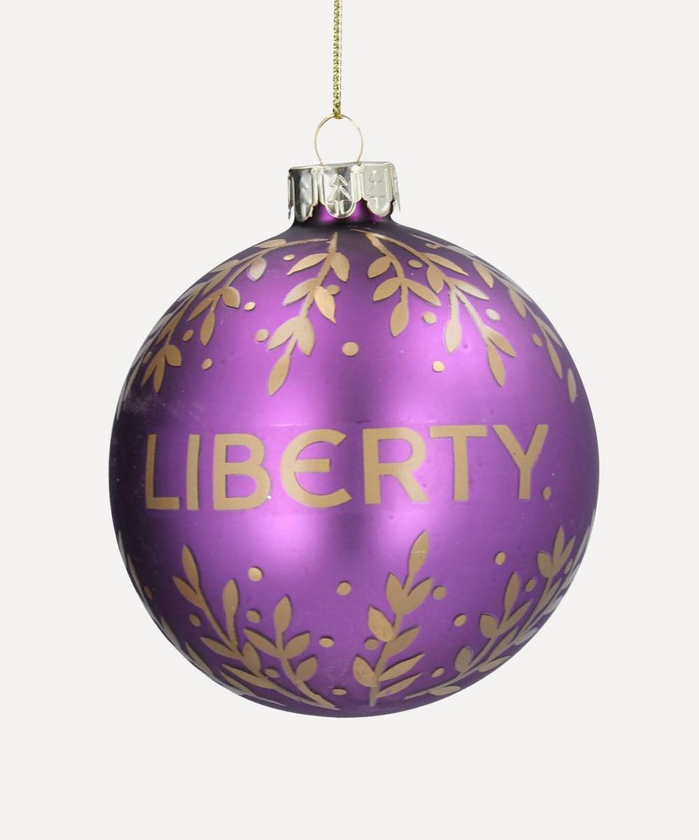 Christmas - Liberty Glass Bauble