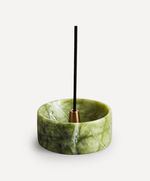 Soho Home - Sicilian Thyme Trento Green Marble Incense Holder