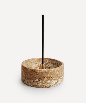 Leather & Oud Trento French Gold Marble Incense Holder