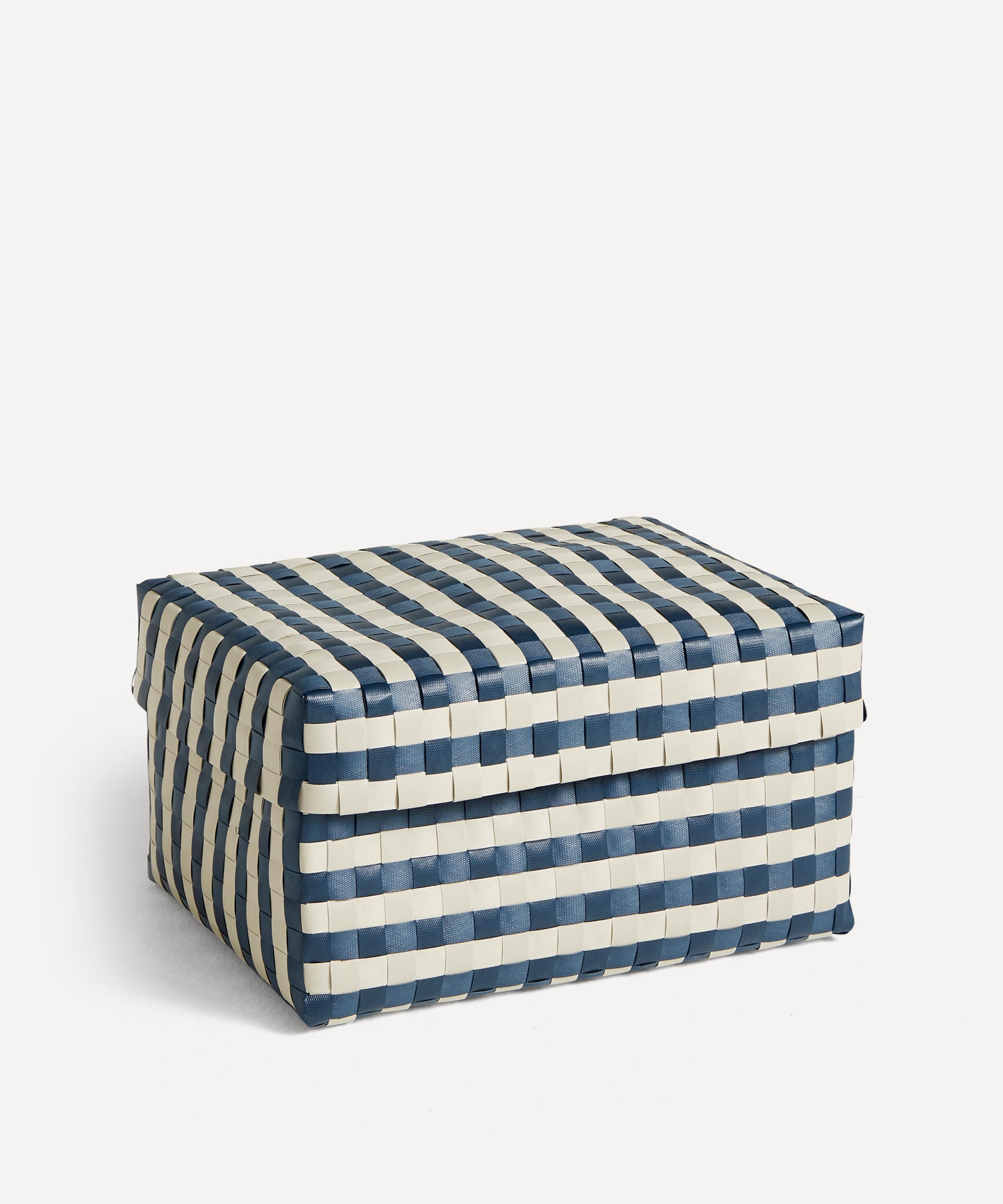 Hay - Maxim Stripe Medium Storage Box image number 0