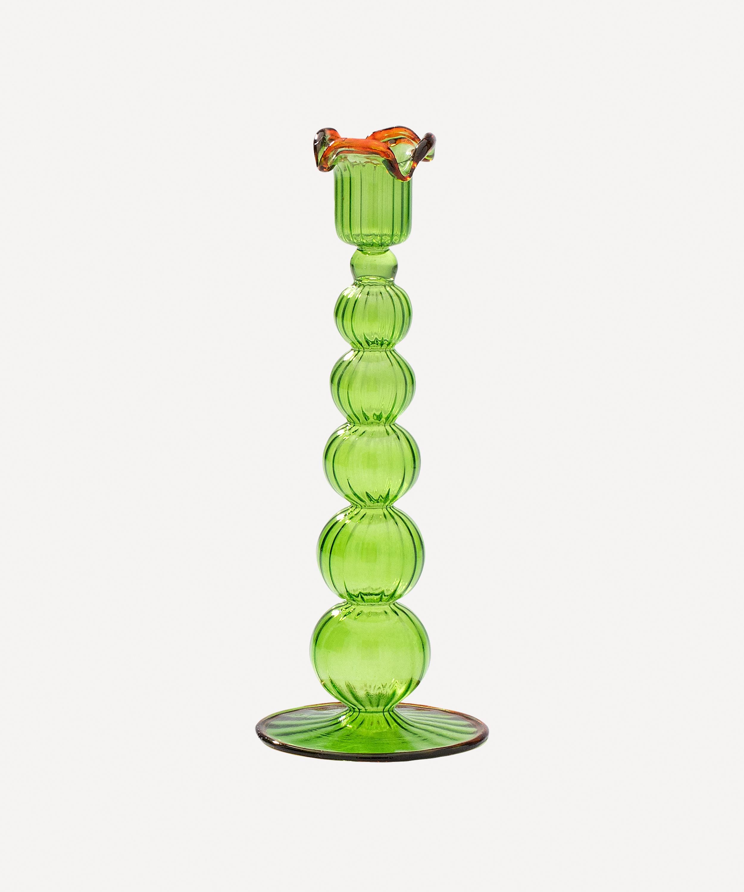 Anna + Nina - Piped Glass Candle Holder image number 0