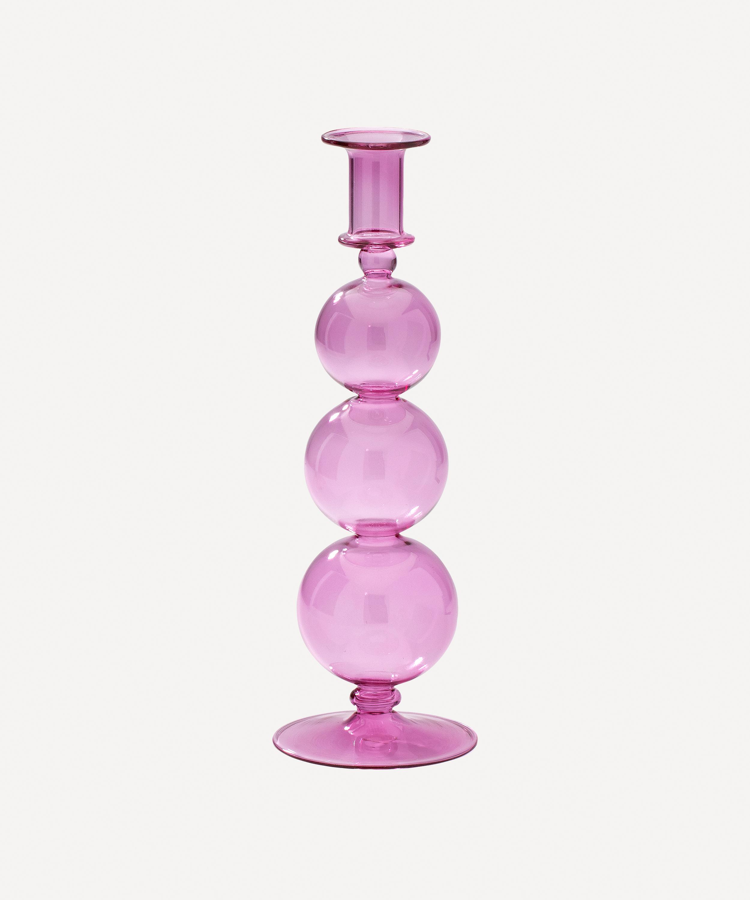 Anna + Nina Bubble Glass Candle Holder Liberty