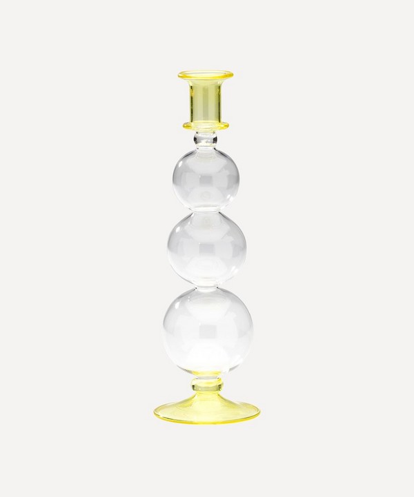 Anna + Nina - Bubble Glass Candle Holder image number null