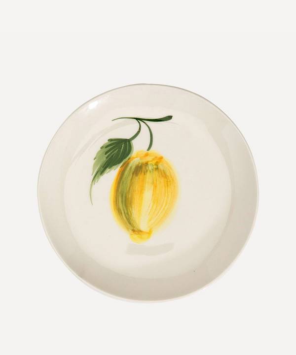 Anna + Nina - Sicilian Lemon Small Ceramic Plate image number 0