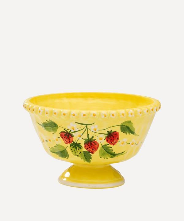 Anna + Nina - Strawberry Fields Ceramic Fruit Bowl