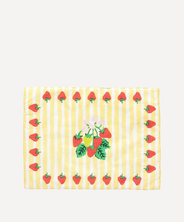 Anna + Nina - Strawberry Fields Cotton Placemat image number null