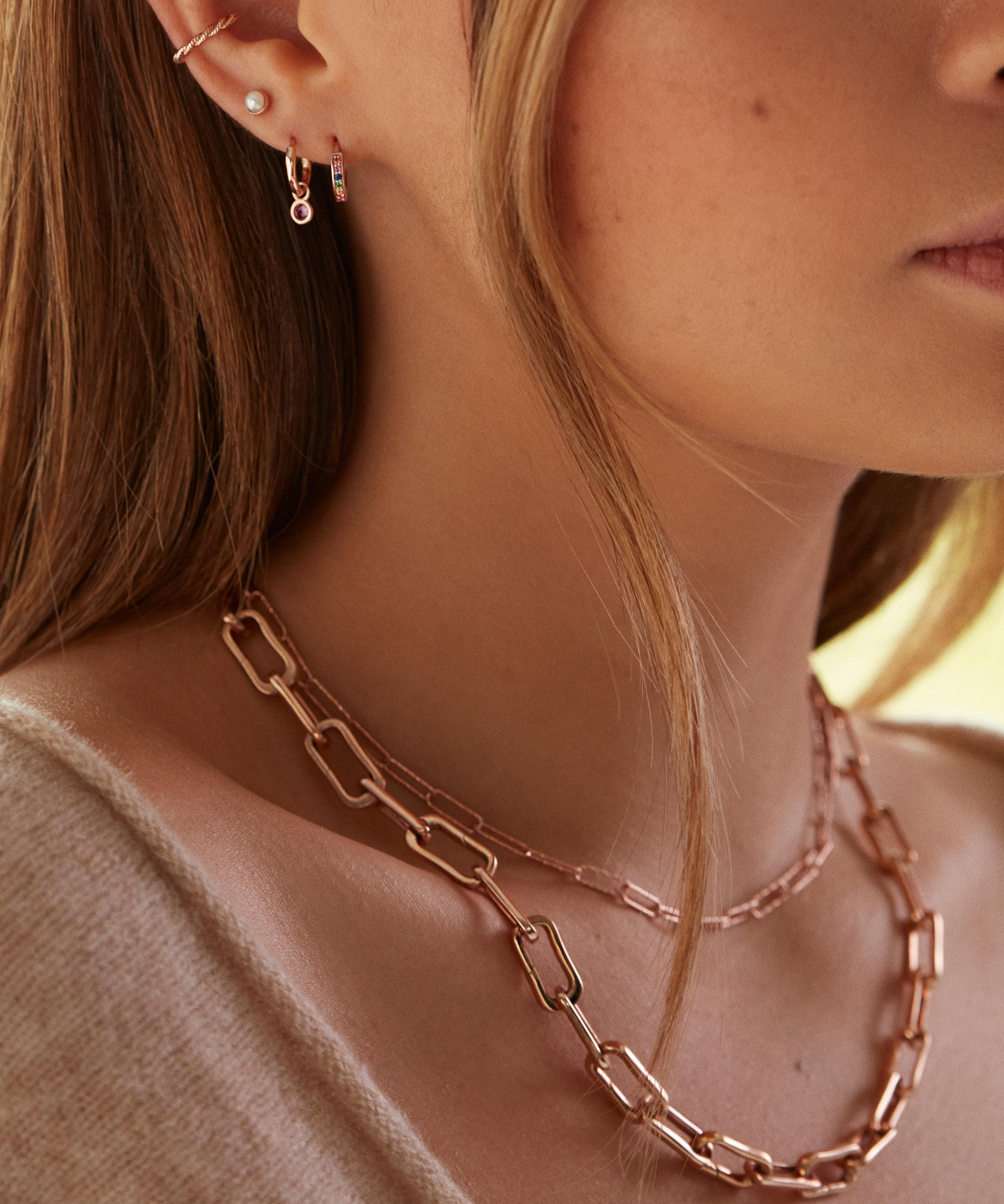 Monica vinader rose gold earrings clearance