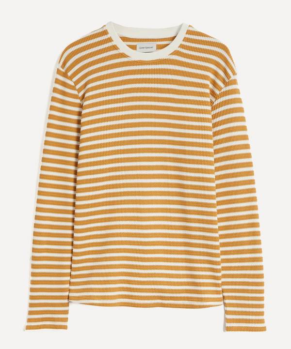 Oliver Spencer - Waffle Striped T-Shirt